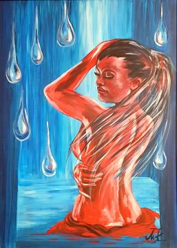 Intima (Akril-platno - 2023) Martina Kozamernik (1)